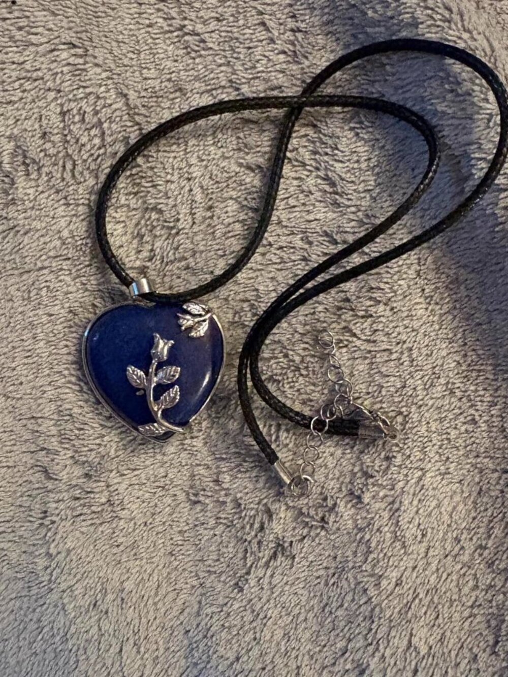 90s witchy, whimsigoth heart stone necklace